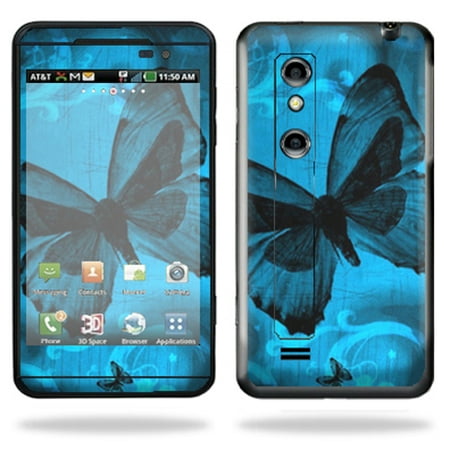 - Mightyskins Protective Vinyl Skin Decal Cover for LG Thrill 4G Cell Phone wrap sticker skins Dark Butterfly