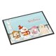 thumbnail image 1 of Caroline's Treasures Merry Christmas Carolers Alfombrilla Pyrenese para interior o exterior 18x27 BB2414MAT 18 x 27 Multicolor Caroline's Treasures BB2414MAT, 1 of 1