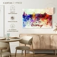 thumbnail image 5 of Elephant Stock Chicago Skyline Colors Wall Art - Horizontal Canvas Wall Art - Living Room Wall Decor - City Canvas - Red And Blue Decor - 39" x 26", 5 of 8