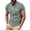 Grey, variant on Mens Shirts, Awwp Short Sleeve with Pocket Sport Casual Athletic Collared T-Shirts for Men Green L
