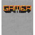 thumbnail image 2 of Gamer Adult Heather Gray Long Sleeve Hoodie-Medium, 2 of 3