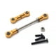thumbnail image 1 of Ounissouiy 1/28 RC Car Servo Link Rod Juego de varillas de conexión de dirección Suministros Azul Kits de construcción modelo Oro, 1 of 6