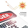 thumbnail image 6 of Danger Confined Space Permit Required Sign, OSHA Danger Sign, 24x36 Corrugated Plastic, 6 of 7