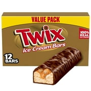 Twix Vanilla Ice Cream Bars, 1.93 fl oz, 12 Count