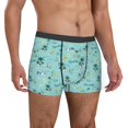 thumbnail image 4 of Cauagu Hawaiian Style Print Boxer Briefs for Men,Comfortable Breathable Men's Underwear Moisture Wicking Underpants -X-Large, 4 of 8
