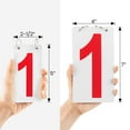thumbnail image 3 of TOPTIE 2 Sets Tennis Score Keeper Visible 0-9 Double Sides Flip Scoreboard Numbers-Black-4 x 7 Inch, 3 of 8