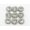 Clear+Silver, variant on U8MO 50 Metal Bling Crystal Rhinestone Pearl Flatback Buttons Wedding Embellishment-Clear+Silver