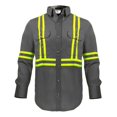 thumbnail image 1 of Flame Resistant High Visibility Hi Vis FR Shirt - 100% C - 7 oz, 1 of 3
