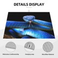 thumbnail image 4 of Bingfone Blue Viper Snake ,18" X 24"Dish Drying Mat For Kitchen Counter,Ultra Absorbent Microfiber, 4 of 9