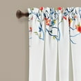 thumbnail image 6 of Half Moon Neela Birds Room Darkening Window Curtain Panels Ivory/Brown 52x84+2 Set, 6 of 9
