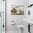 thumbnail image 5 of Rooster Kitchen Decor Wall Art Rustic Farmhouse Chicken Barn Pictures Wall Decor Country Inspirational Quotes Canvas Prints Home Office Decorations For Bathroom Dinning Room Framed 16"x12", 5 of 6