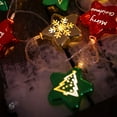 thumbnail image 3 of Christmas Bulb Ball Light LED Luminous Night Light Christmas Tree Hanging Pendant Fairy Lights Home New Year, 3 of 5