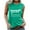 Green, variant on TITI Auntie T Shirt Women Sleeveless Crewneck Graphic Tees Aunt Gift Auntie Life Casual Summer Tank Tops