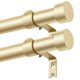 thumbnail image 1 of Barras para Cortinas KAMANINA Paquete de 2, Ajustables de 83 a 305 cm, Resistente, Color Dorado, 1 of 9