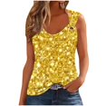 thumbnail image 2 of Puntoco Tops de cuello cuadrado, camisetas sin mangas para mujer, camisetas de verano, blusas holgadas informales sin mangas con cuello redondo, 2 of 5