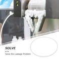 thumbnail image 3 of FONDOTIN 2pcs Ice Cream Maker Seals Sealing Rings White Plastic for Restaurant Staff, 3 of 8