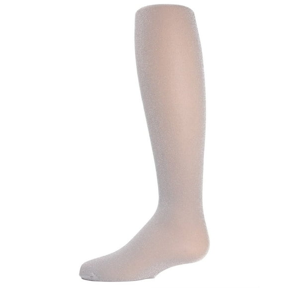 MeMoi girls Shimmer Tights 6-8 Silver