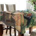 thumbnail image 3 of BZSMCE Square Tablecloth Venetian Canalwith Green Water Pattern Tableclothes, 3 of 9
