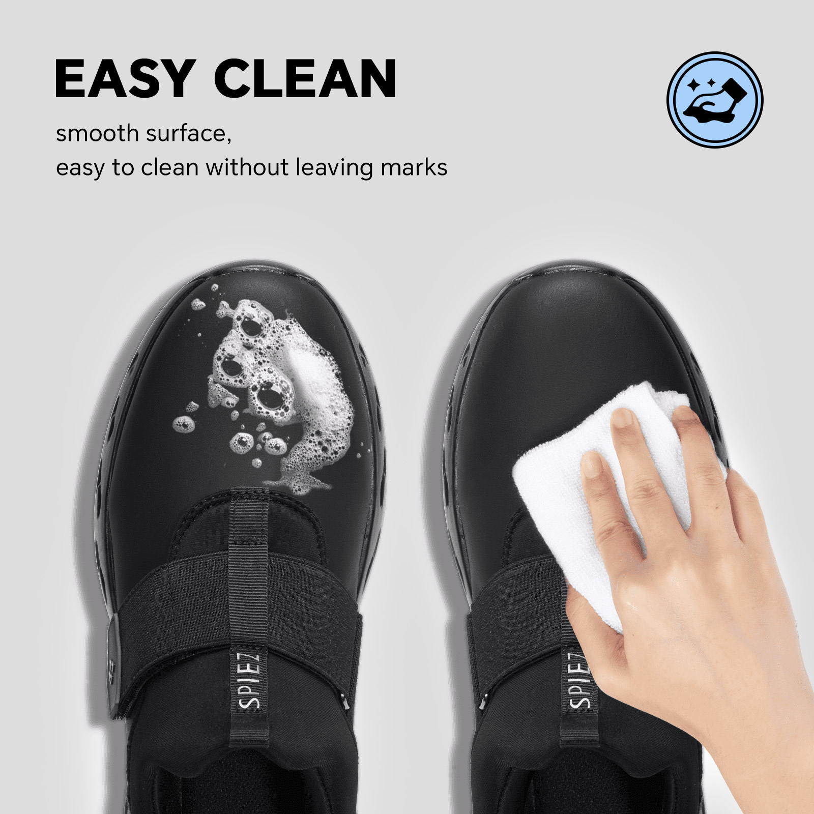 SPIEZ Unisex Waterproof Slip-Resistant Slip-On Work Shoe photo 4