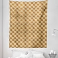 thumbnail image 1 of Earth Tones Tapestry, Fleur de Lis Classic Victorian Feminine Retro Spiral Floral Swirl, Fabric Wall Hanging Decor for Bedroom Living Room Dorm, 5 Sizes, Beige Pale Caramel, by Ambesonne, 1 of 1