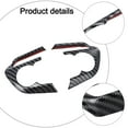 thumbnail image 2 of 2X Car Steering Wheel Button Panel Cover Trim Sticker For Toyota For Rav4 19-23 Carbon Fiber, 2 of 10