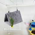 thumbnail image 6 of Viccilley Bird Hammock - Soft Plush Hammock Hanging Cage Tent for Birds Winter Warm Bed Pet Toy(Medium-Grey), 6 of 8