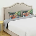 thumbnail image 3 of Yayeee Pillowcase Standard Size Set of 2 Satin Wrinkle Resistant Pillow Case, Art Goldfish Bowl, 3 of 7