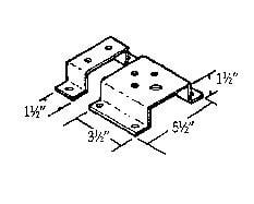Hadley Horns H00940 Rectangular Air Horn Mounting Bracket
