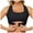 Black, variant on Women Back Beautiful No Wire Bra And Body Shaping Two In One Push Up Sports Bra under Control Maternity Bra Women Bras Wireless Padded Extra Support Sports Bras for Women Padded Underwire Bra Full