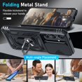 thumbnail image 2 of Funda de teléfono Janmitta compatible con Samsung Galaxy S25/S24 negra, 2 of 8