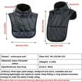 thumbnail image 3 of Motorbike Neck Warmer, Windproof and Waterproof Neck Warmer Shoulder Warmer, Durable Nylon, Men's, Winter Warm Scarf, Winter Warm Essentials for Outdoor Sports, Cycling, Skiing, Portable, Multifuncti, 3 of 6