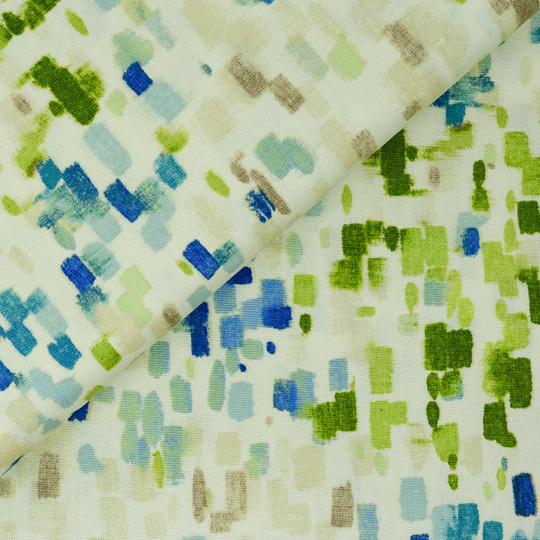 Waverly Inspirations 45" 100% Cotton Watercolor Sewing & Crafting Fabrics, 8 yd By the Bolt, Turquoise