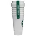 thumbnail image 2 of Set de 5 tazas calientes reutilizables Starbucks de 473 ml con tapa, 2 of 7