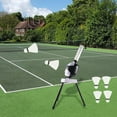thumbnail image 1 of Automatic Badminton Serve Machine Badminton Launcher Sports Game Professional Badminton Ball Tosser for Self Play for Outdoor All Levels with 6 Badmintons, 1 of 8
