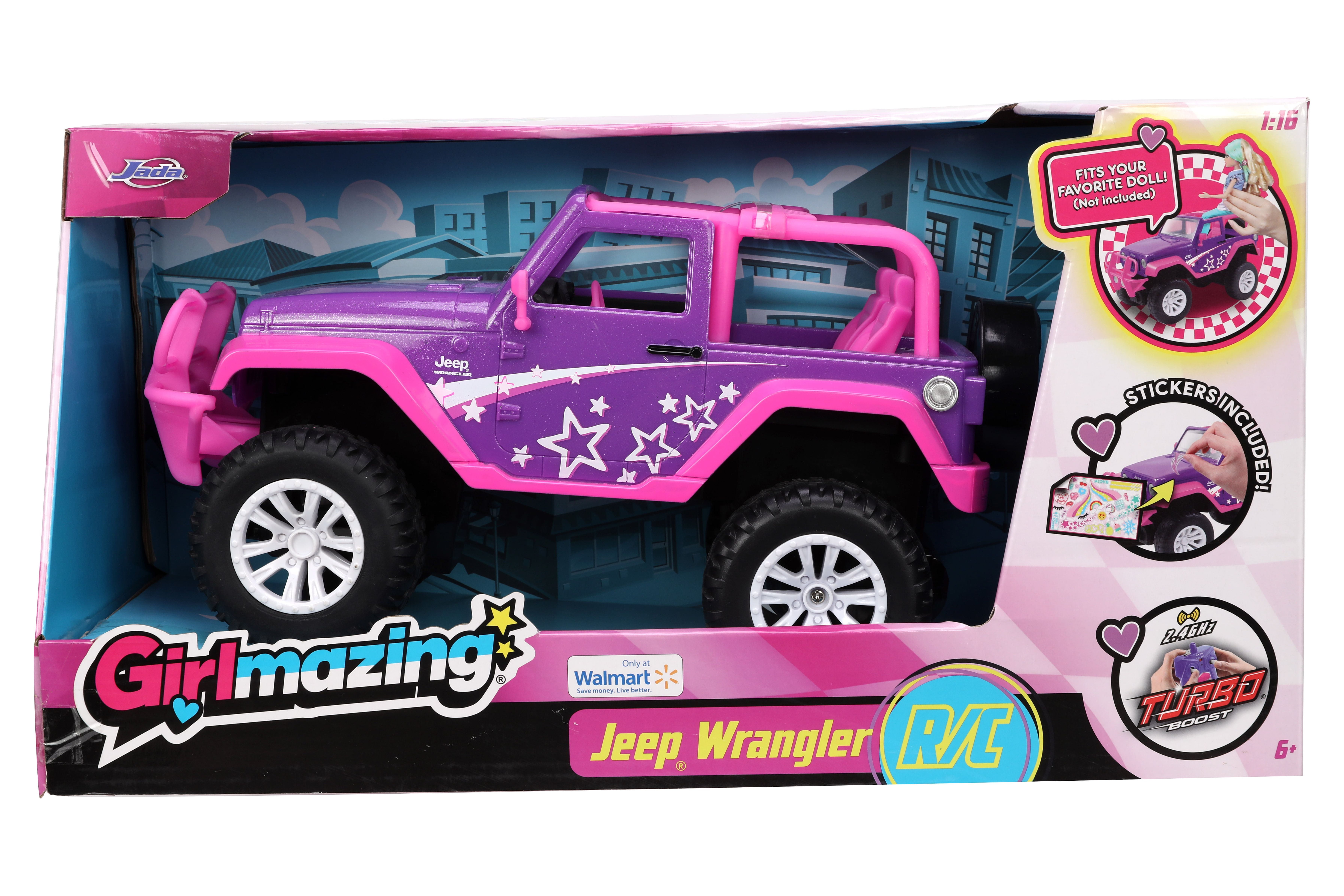 Purple Jeep Wrangler RC Car Remote Control Ages Bahrain Ubuy
