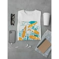 thumbnail image 3 of Image Conscious Urban Graffiti Fish T-Shirt Mens -Porter Hastings Designs, Male Regular Fit, 3 of 4