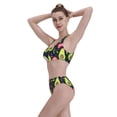 thumbnail image 5 of Daiia Avocado Love printed 2 piece Swimsuit Bikinis for Women High Waisted Racerback Bathing Suits Summer Tummy Control Scoop Neck Swimwear-XX-Large, 5 of 8