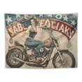thumbnail image 5 of Orinice  Vintage Girl on Motorcycle Wall Hanging Tapestries 80x60 Inch Tapestry for Bedroom Living Room Dinning Room Dorm Aesthetic Wall Decor 50x40inch, 5 of 6