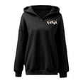 thumbnail image 4 of XINXIAOO Womens Hoodies Long Sleeve Pullover Hoodie Sweatshirt Cute Hoodies Black Sweatshirts for Women Fall Hoodies Women's Clothes, 4 of 4