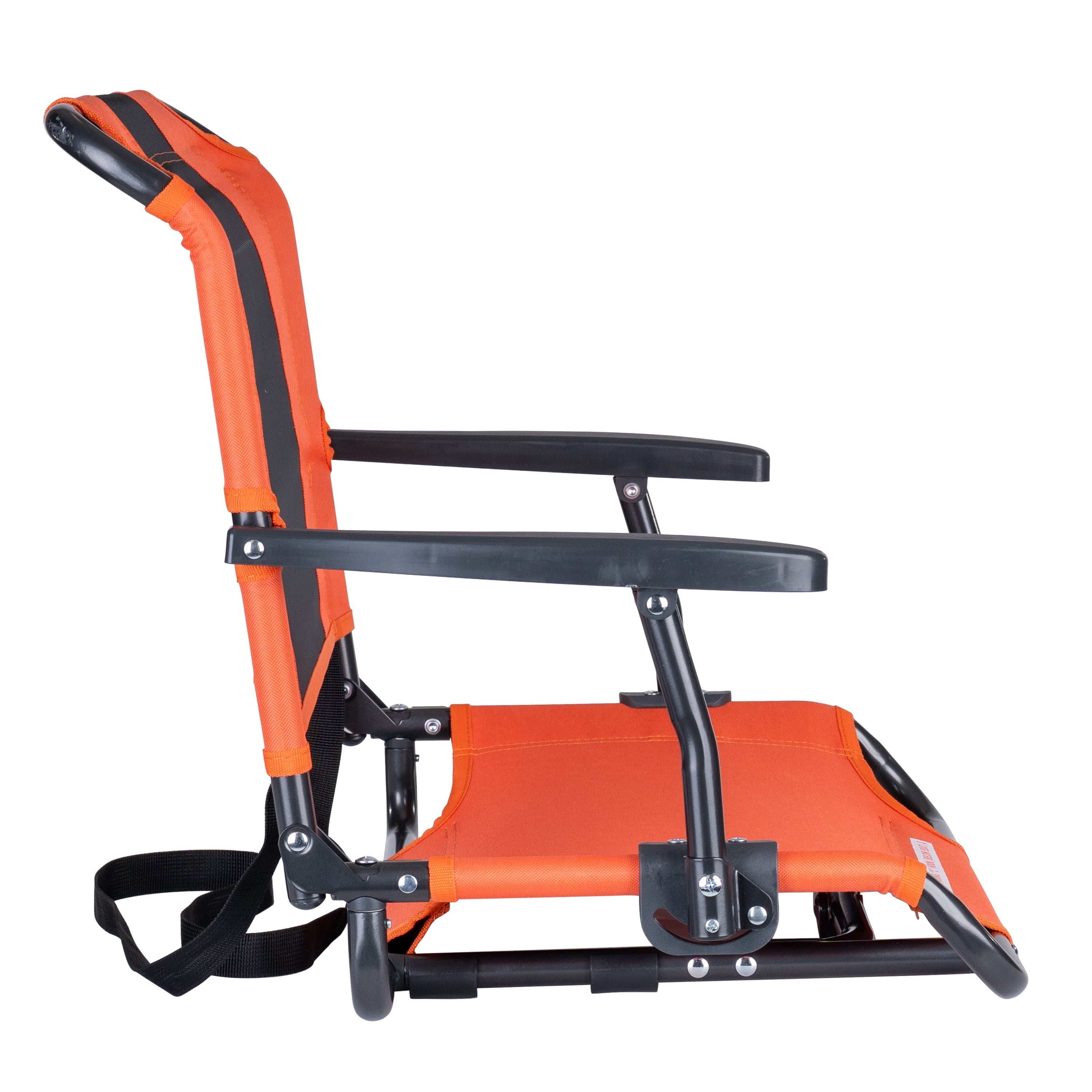 GCI Outdoor Big Comfort Stadium Seat with Armrests Orange Bleacher Chair for Back Support