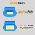 thumbnail image 4 of Soul Creat Plastic Butter Dish with Lid and Spreader, Blue, 4 of 7