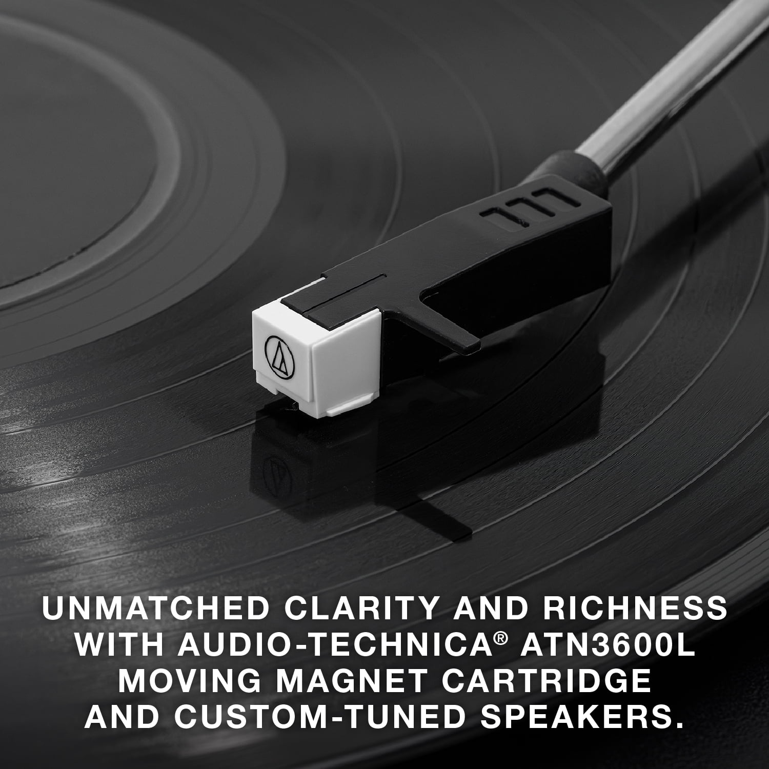 Victrola Eastwood II Bluetooth Record Player with 3 speed Turntable
