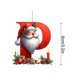 thumbnail image 4 of Árbol de Navidad Decoraciones Carta Colgante Decoración Árbol de Navidad Acrílico Plano Decoración de Fiesta Regalo Colgante Ornamentos Del Árbol de Navidad, 4 of 4