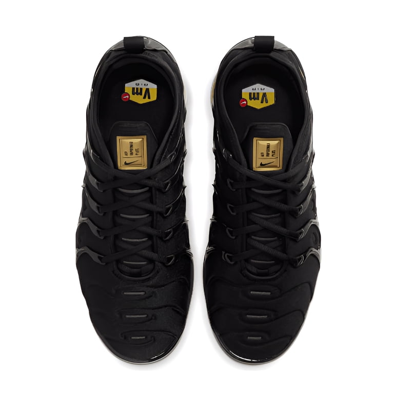 10 - Nike Air VaporMax Plus Black Gold MENS CW7299-001 Sneakers Nike Air Vapormax Plus Black Gold CW7299-001 Sneakers Men  main image 3