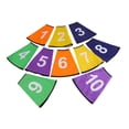 thumbnail image 2 of 10 fundas numeradas para conos, fáciles de instalar (del 1 al 10). Collares multifuncionales para conos de fútbol, ​​baloncesto y juegos infantiles., 2 of 8