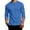 Royal Blue_014, variant on 3/4 Sleeve Shirt Men Casual comfort Crewneck Baseball solid T-Shirts Fall Sport Athletic Basic Going Out Tops White 3XL