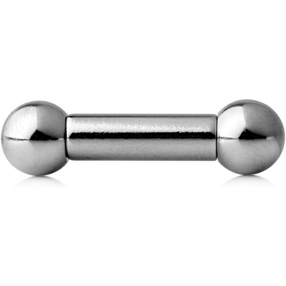 GHRTGR-316L Surgical Steel Internally Threaded Straight Barbell 2G 4G 6G 8G