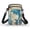 Skeleton with Rose and Raven, variant on HELLHERO Leopard Print with Blue Roses Adjustable Strap Adjustable Shoulder Strap Crossbody Bag for Adults, Travel, Outdoor and Daily Use