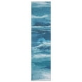 thumbnail image 3 of Oriental Weavers Sumter Washable Area Rug - SUM10 - 7'6" x 10' - in Blue/ Ivory - Modern Style, Non-Slip, Stain Resitant, Ultra Low Pile, Dining, Living Room Rug, 3 of 3