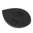 thumbnail image 2 of Pack of Durable Rubber Glue on Heels, Shoe Repair Pad Replacement, Black 6.5mm, 2 of 8
